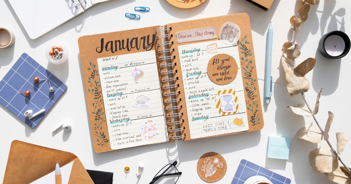 perbedaan diary, journal dan planner