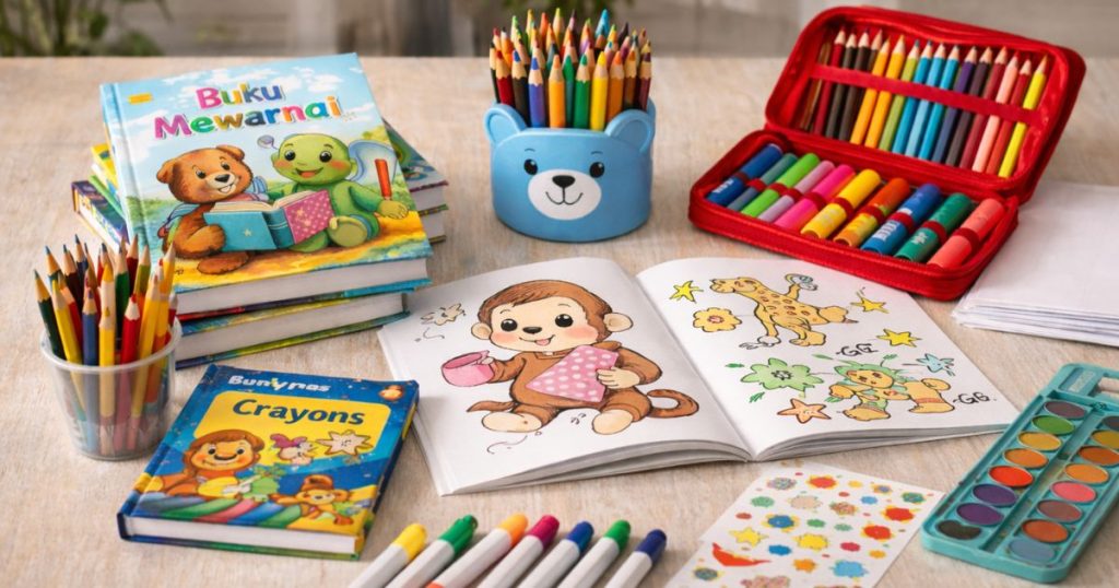 parcel lebaran anak - Perlengkapan Menggambar dan Mewarnai