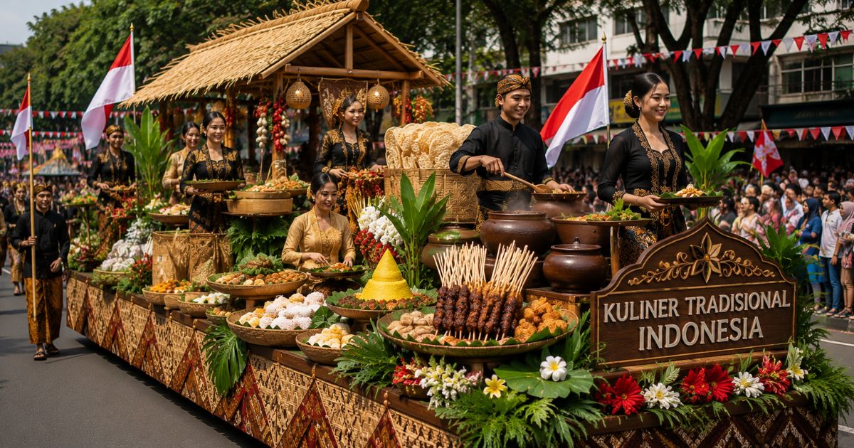 ide karnaval agustusan Kuliner Tradisional Indonesia