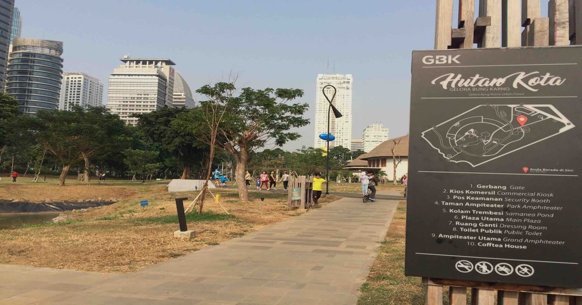 7 Rekomendasi Tempat Merayakan Natal di Jakarta Terbaik: Hutan Kota