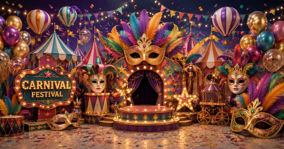tema ulang tahun kantor Carnival Festival