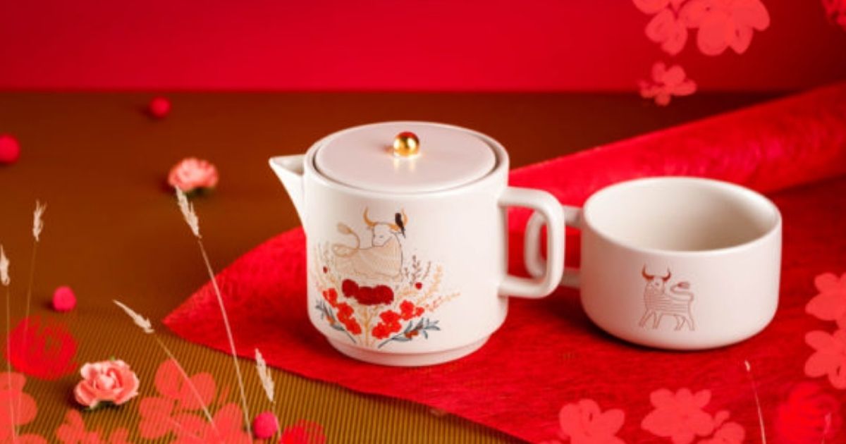 Tempat Minum Teh Keramik