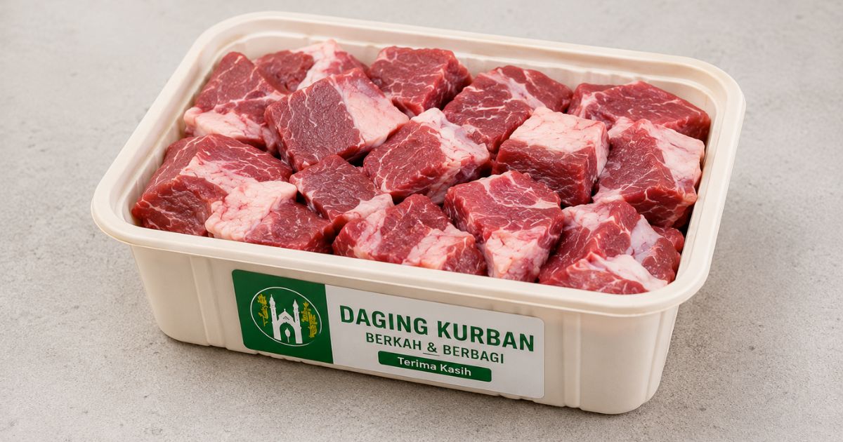 Wadah untuk Daging Qurban 