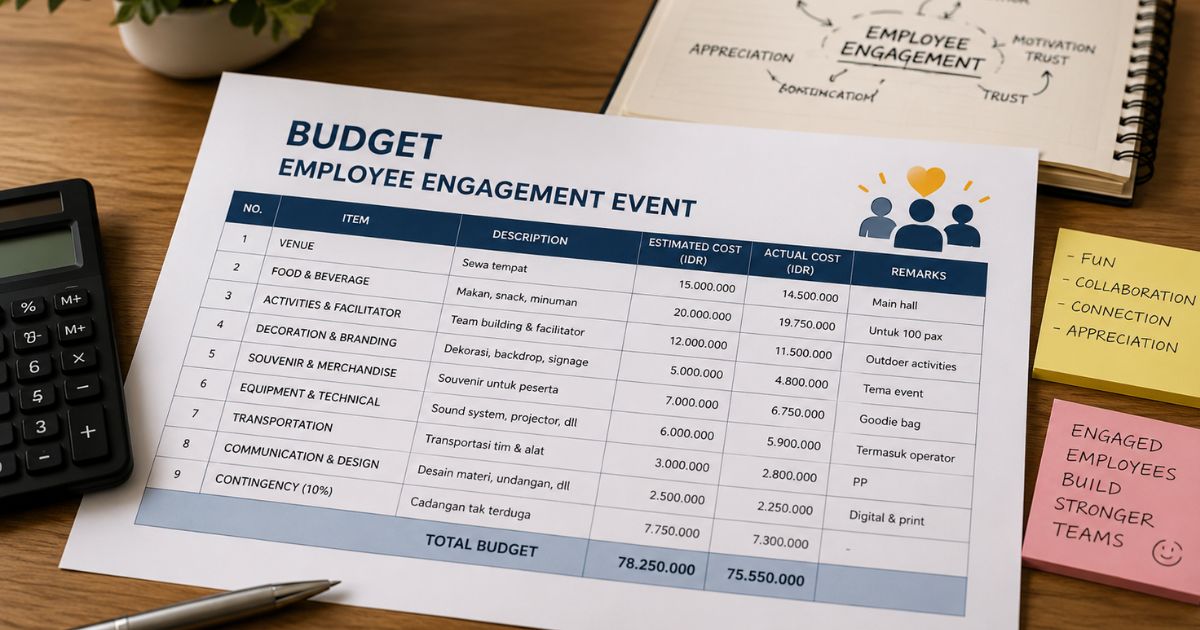 Cara Menentukan Budget Souvenir untuk Acara Employee Engagement