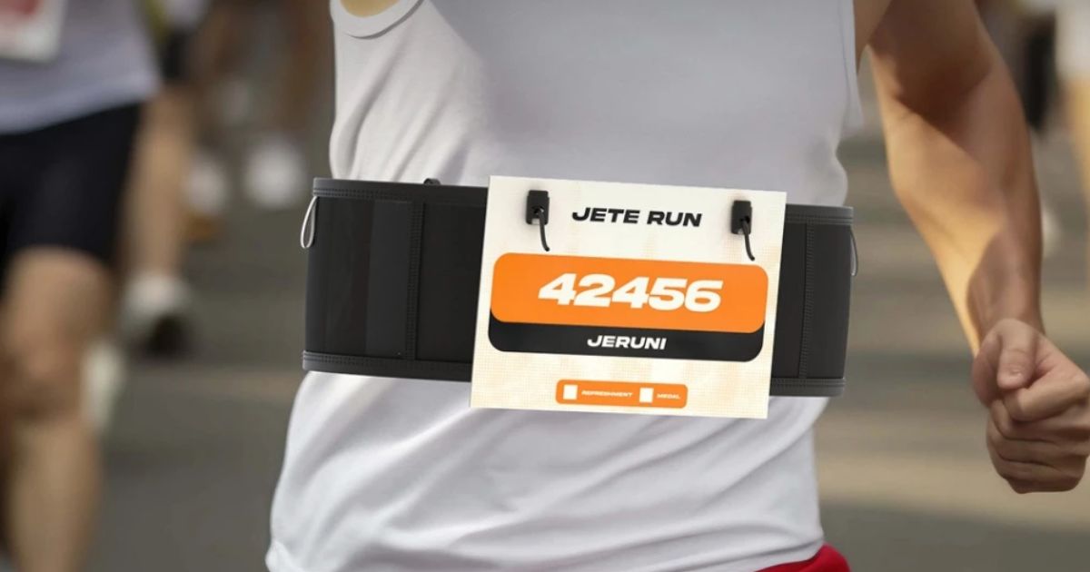 Running Belt dengan Kompartemen Ganda
